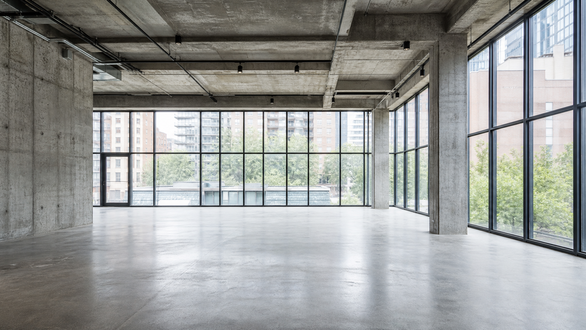 Loft industriel pour showroom éphémère Paris Fashion Week — industrial loft temporary showroom